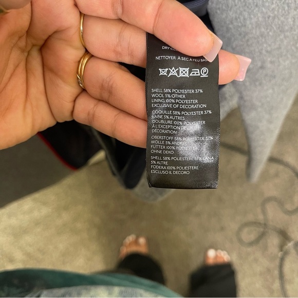 Maeve by Anthropologie Relaxed Cocoon Coat Sz L - Picture 5 of 7